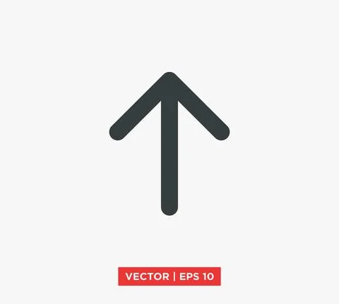 Arrow Point Mark Icon Vector Illustration Design Editable Resizable EPS 10 Stock Illustration