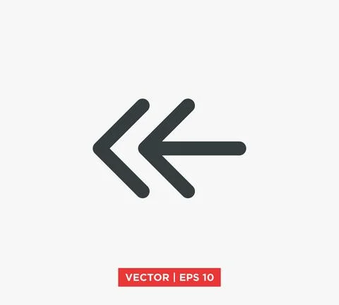 Arrow Point Mark Icon Vector Illustration Design Editable Resizable EPS 10 Stock Illustration