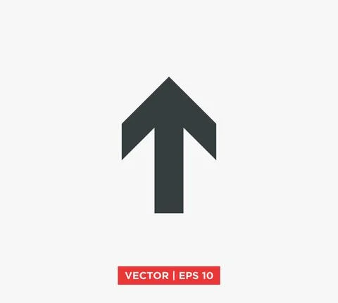 Arrow Point Mark Icon Vector Illustration Design Editable Resizable EPS 10 Stock Illustration