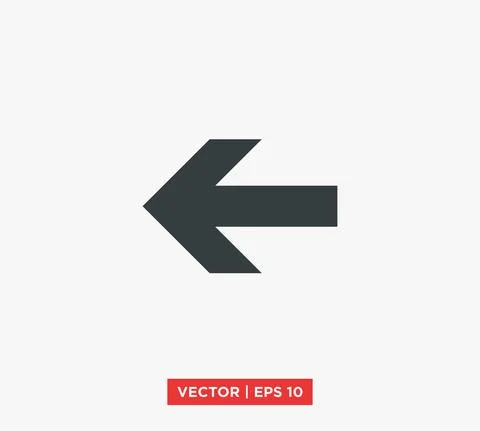 Arrow Point Mark Icon Vector Illustration Design Editable Resizable EPS 10 Stock Illustration