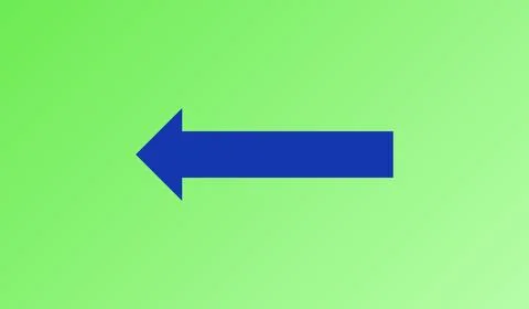 Arrow pointer on abstract gradient background, banner wit arrow Stockillustratie