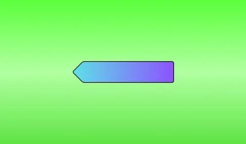 Arrow pointer on abstract gradient background, banner wit arrow Stockillustratie