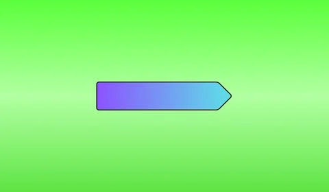 Arrow pointer on abstract gradient background, banner wit arrow Illustrazione stock