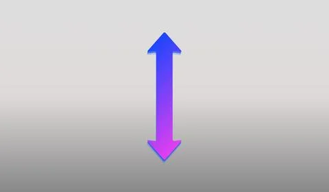 Arrow pointer on abstract gradient background, banner wit arrow Stockillustratie