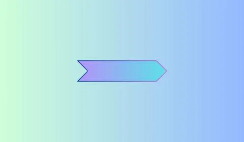 Arrow pointer on abstract gradient background, banner wit arrow Illustrazione stock
