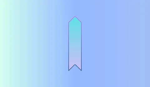 Arrow pointer on abstract gradient background, banner wit arrow Stockillustratie