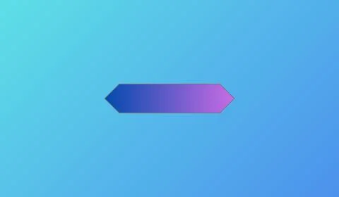 Arrow pointer on abstract gradient background, banner wit arrow Stockillustratie