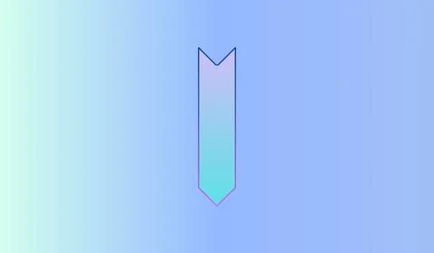 Arrow pointer on abstract gradient background, banner wit arrow Stockillustratie