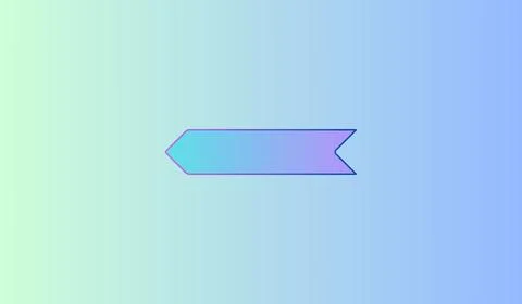 Arrow pointer on abstract gradient background, banner wit arrow Stockillustratie