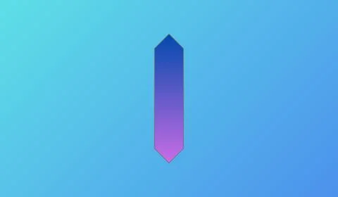Arrow pointer on abstract gradient background, banner wit arrow Stockillustratie