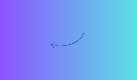Arrow pointer on abstract gradient background, banner wit arrow Stockillustratie