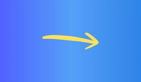 Arrow pointer on abstract gradient background, banner wit arrow Stockillustratie