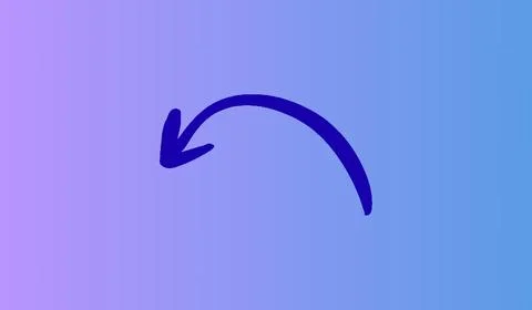 Arrow pointer on abstract gradient background, banner wit arrow Stockillustratie