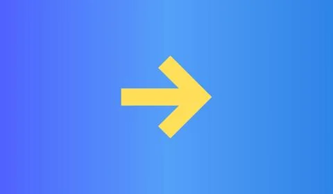 Arrow pointer on abstract gradient background, banner wit arrow Stockillustratie