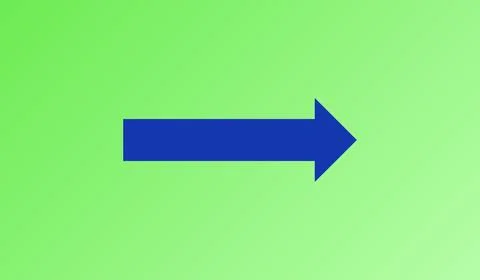 Arrow pointer on abstract gradient background, banner wit arrow Stockillustratie