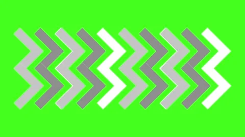 Arrow pointer animation video on green screen Stock Footage 339452662