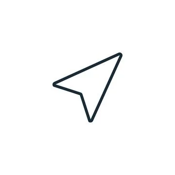 Arrow Pointer Icon Design Template Elements Stock Illustration