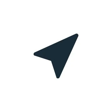Arrow Pointer Icon Design Template Elements Stock Illustration