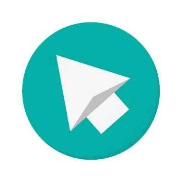 Arrow pointer icon Illustrazione stock