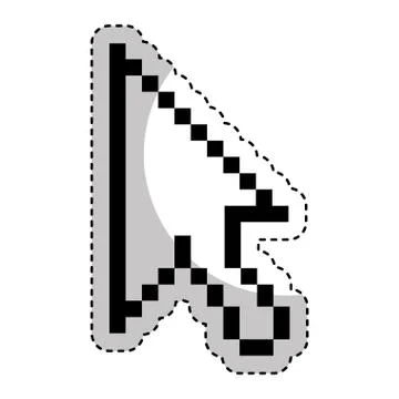 Arrow pointer isolated icon イラスト素材