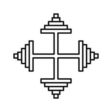 Arrow pointer isolated icon Stockillustratie