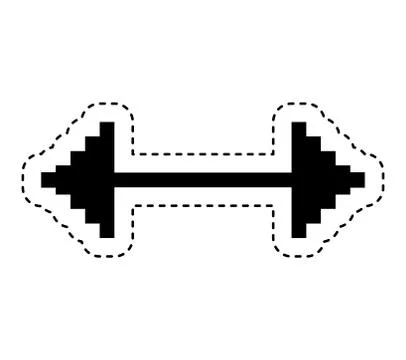 Arrow pointer isolated icon Stockillustratie