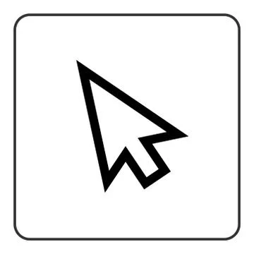 Arrow pointer sign Stock Illustration