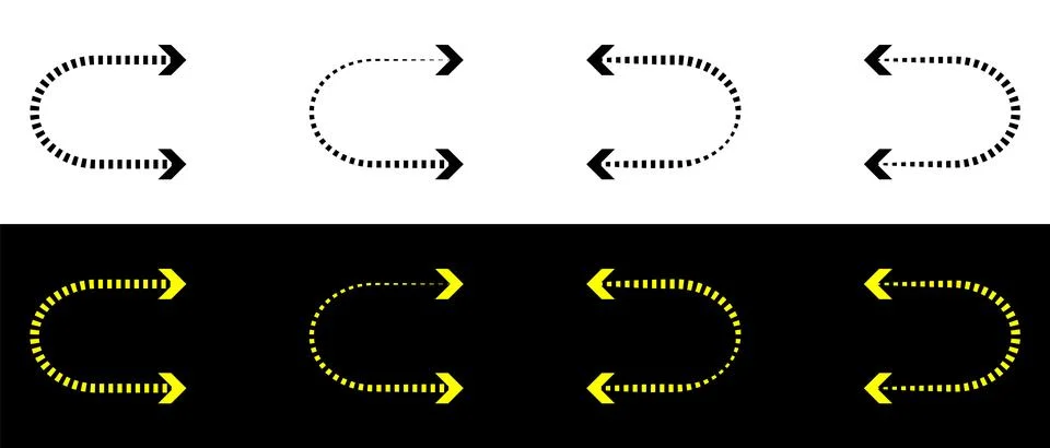 Arrow pointing both sides, direction sign, right and left side arrow icon. Stock Illustration