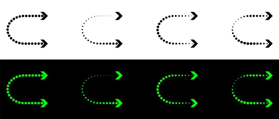 Arrow pointing both sides, direction sign, right and left side arrow icon. イラスト素材