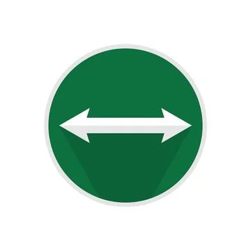 Arrow pointing in different directions Illustrazione stock
