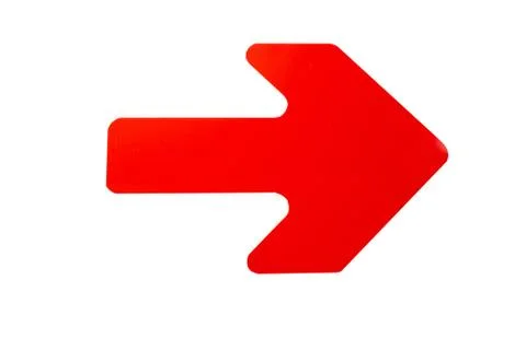 Arrow pointing in direction Stock Photos