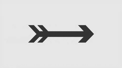 Arrow Pointing Right 2 Video stock 205066259