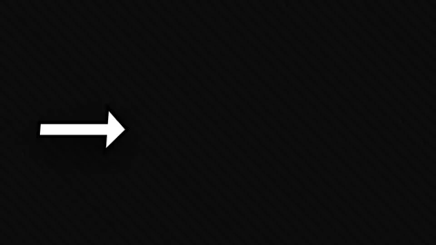 Arrow pointing right on dark background Stock-Footage 345098944