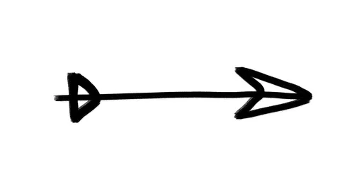 Arrow Pointing Scribble Doodle Hand Drawn Animation Cartoon 스톡 동영상 102050072