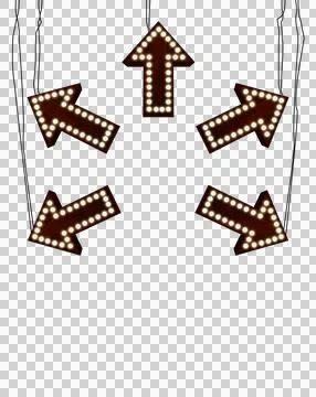 Arrow pointing in several direction イラスト素材