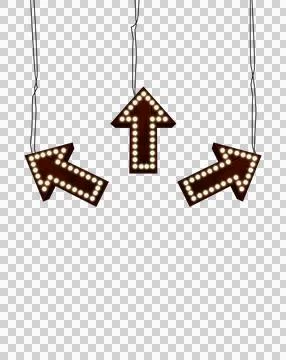 Arrow pointing in several direction イラスト素材