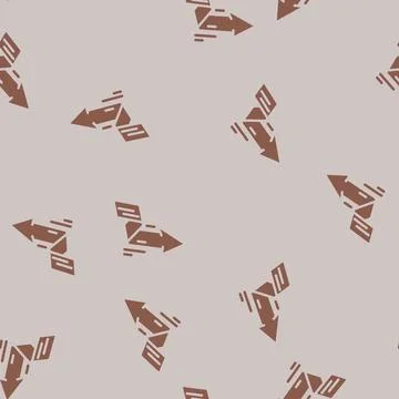 Arrow pointing upward progress glyph vector seamless pattern イラスト素材