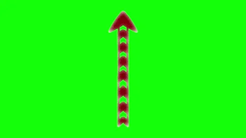 Arrow Professional on Chroma Key for Compositing 库存影片 345498008