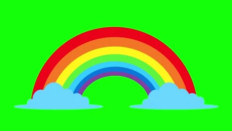 Arrow Professional with Clouds Isolated Green Screen Stock Video Stock Footage 341586670