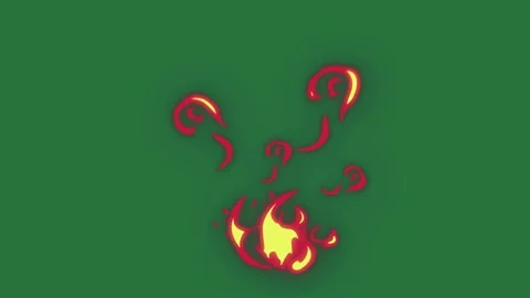 Arrow Professional With Fire On Green Screen Chroma Key Background Stock Footage 338012047