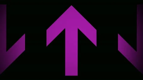 Arrow purple Stock Footage 12152267