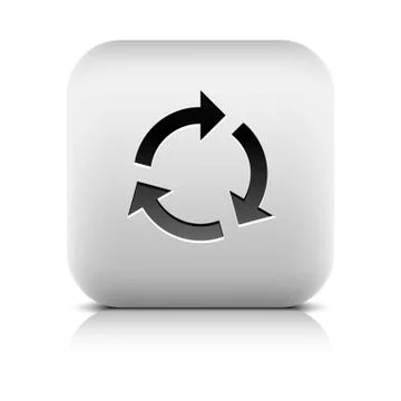 Arrow refresh, reload, rotation, reset, loop icon 스톡 일러스트