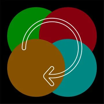 Arrow Refresh vector icon Stock Illustration