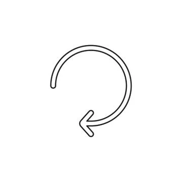 Arrow Refresh vector icon 스톡 일러스트