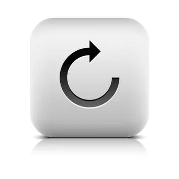 Arrow reset, loop, refresh, reload, rotation icon Stock Illustration