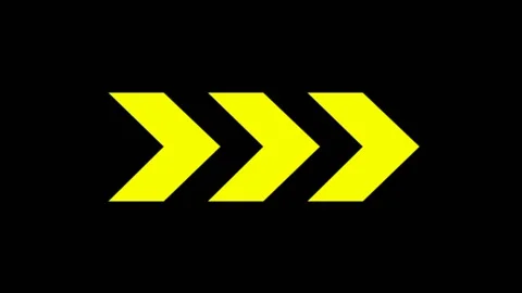 Arrow to the right animation Stock Footage 231094393