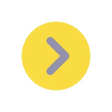 Arrow right button flat color ui icon 스톡 일러스트