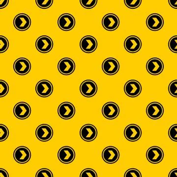 Arrow to right in circle pattern vector Stock Illustration