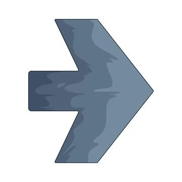 Arrow right illustration Stock Illustration
