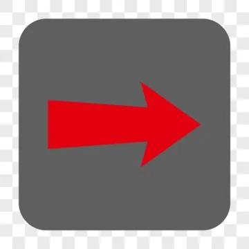 Arrow Right Interface Toolbar Button Illustrazione stock